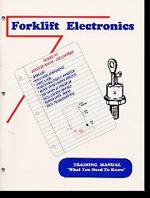 FORKLIFT ELECTRONICS TRAINING MANUAL COVER